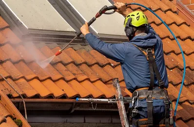 Démoussage et hydrofuge de toiture à Anrosey